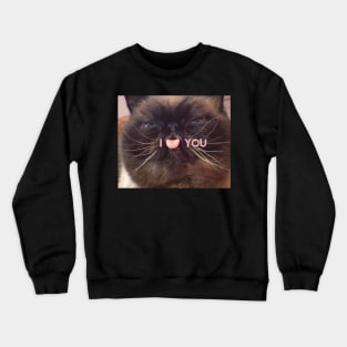 Cat love tongue Crewneck Sweatshirt